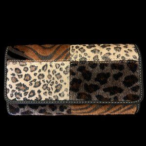 Mixed Animal Media Trifold Wallet